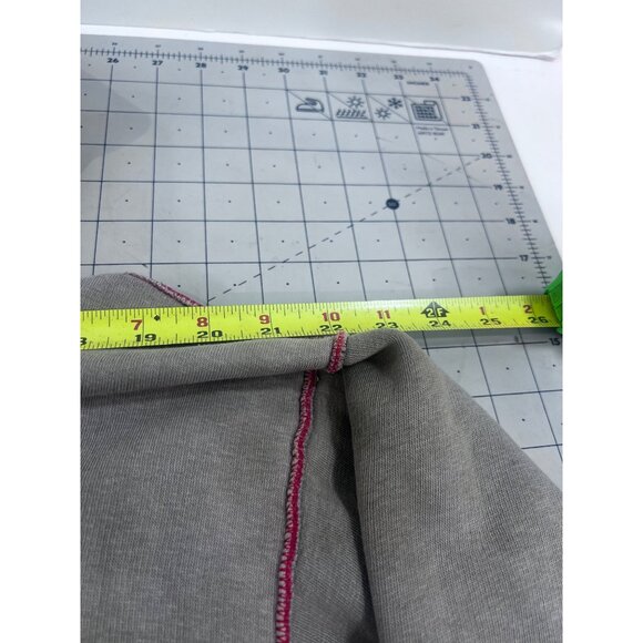 Vintage IM Sports Beige Hoodie Red Waffle Lining Men's L Chore Jacket Barn Find - Picture 10 of 12